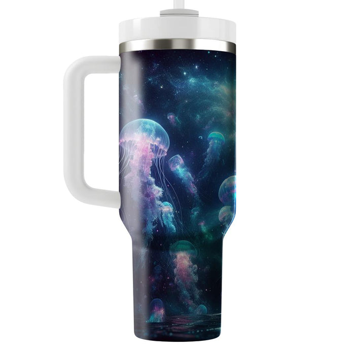 Galactic Jellyfish  Personalized Tumblers