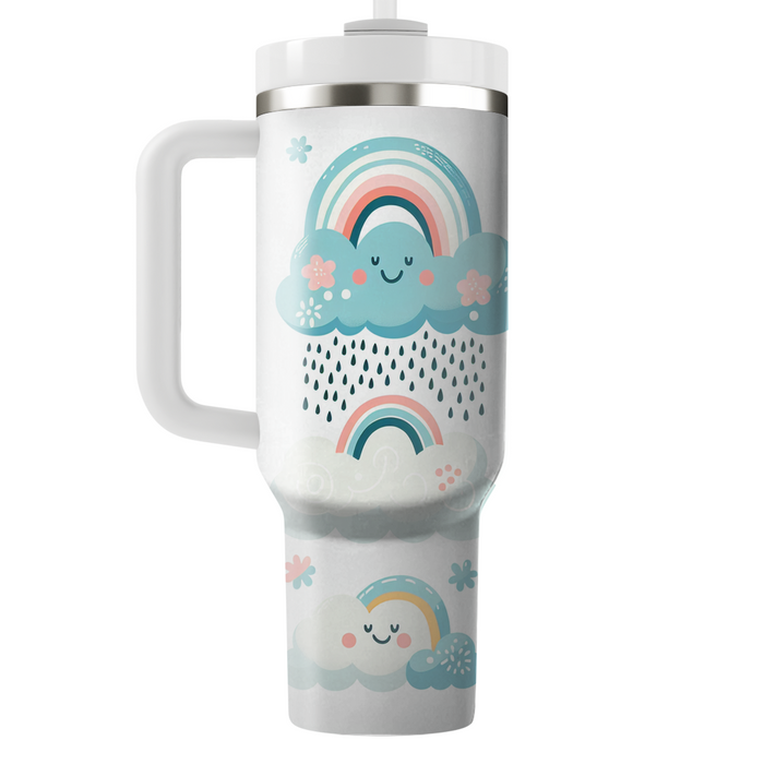 Whimsical Clouds  Tumbler Cups