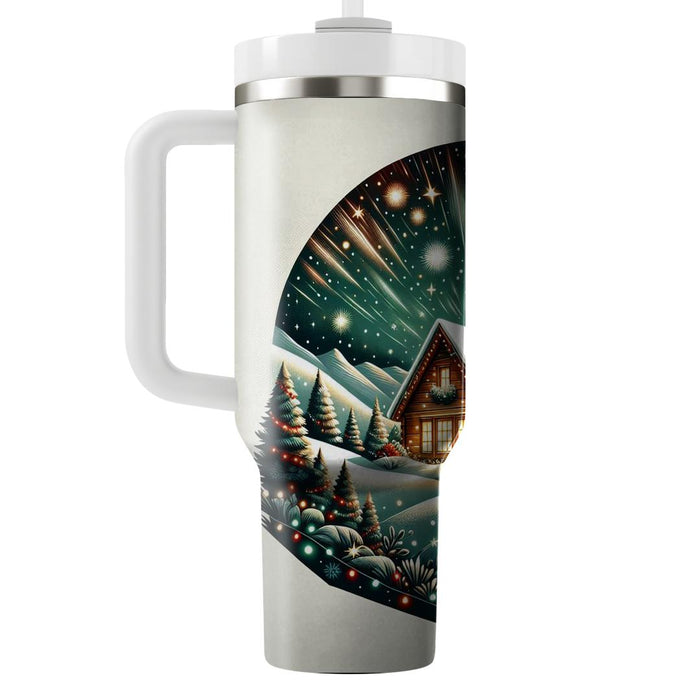 Winter Cozy Cabin Moments  Tumblers With Lids