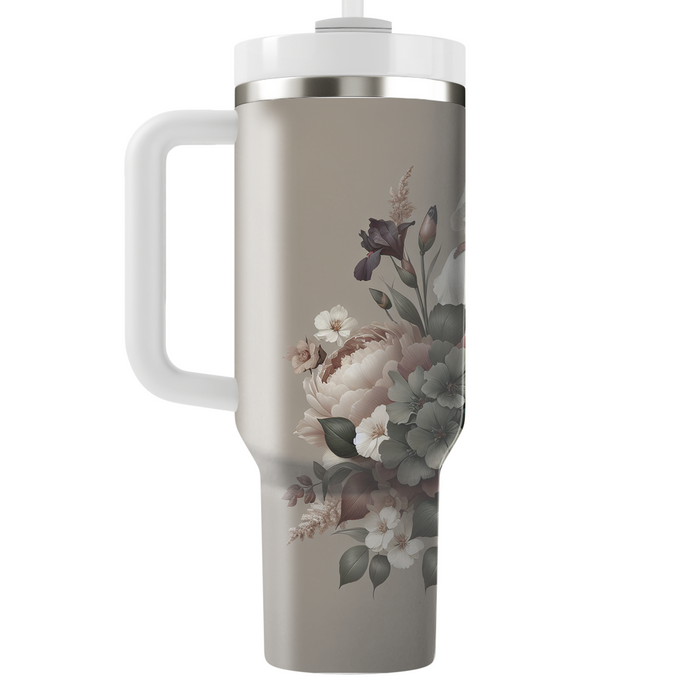 Sophisticated Floral Cascade  Insulated Tumblers