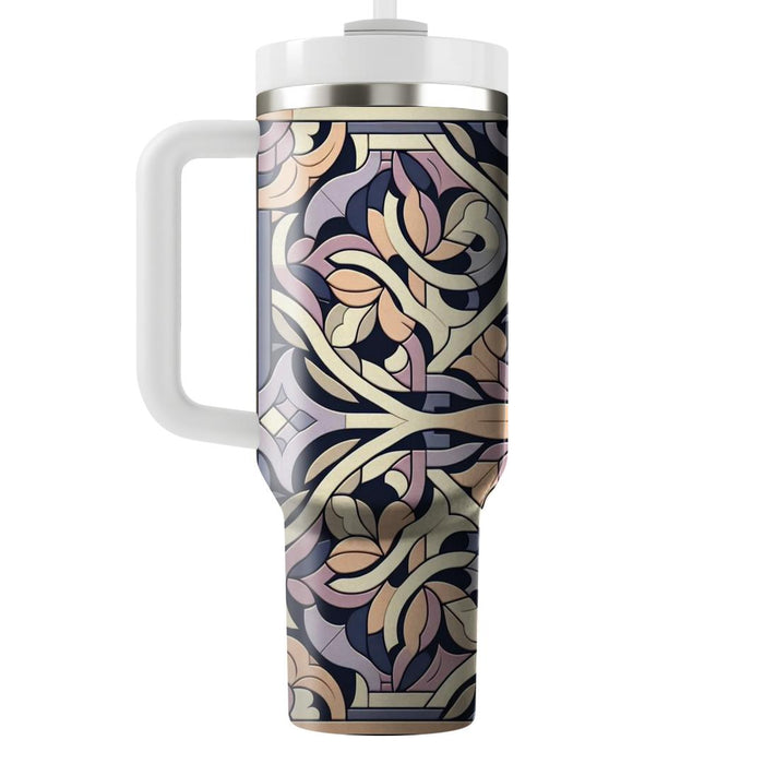 Symmetric Floral Lattice  Custom Tumblers