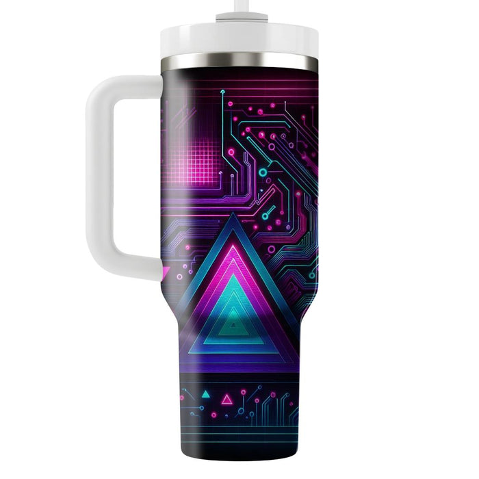 Synthwave Circuit  Unique Tumblers