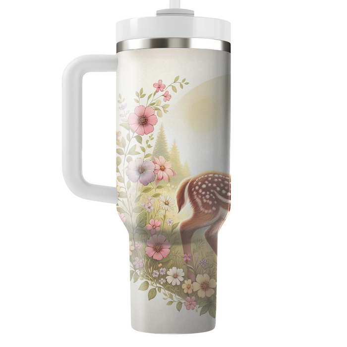 Charming Fawn Adventure  Tumblers With Lids