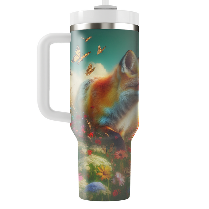 Whimsical Fox Adventure  Tumblers With Lids