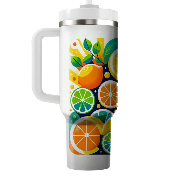 Sunny Citrus Grove  Tumblers With Lids