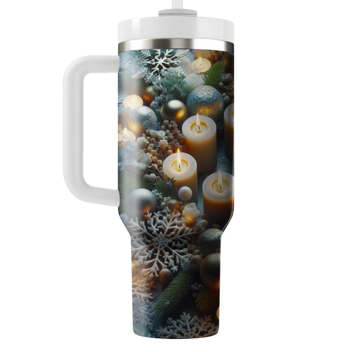 Candlelight Harmony - Winter Solstice  Decorative Tumblers