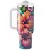 Vibrant Tropical Fusion  Travel Tumblers