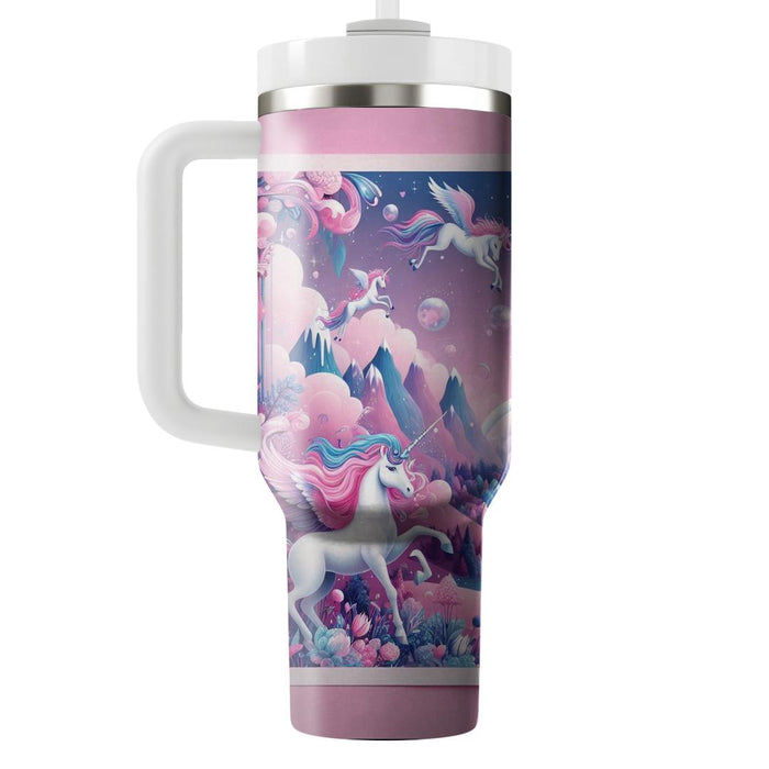 Whimsical Unicorns  Travel Tumblers