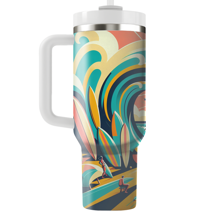 Summer Surf's Up  Personalized Tumblers