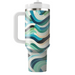 Bold Stripe Wave  Insulated Tumblers