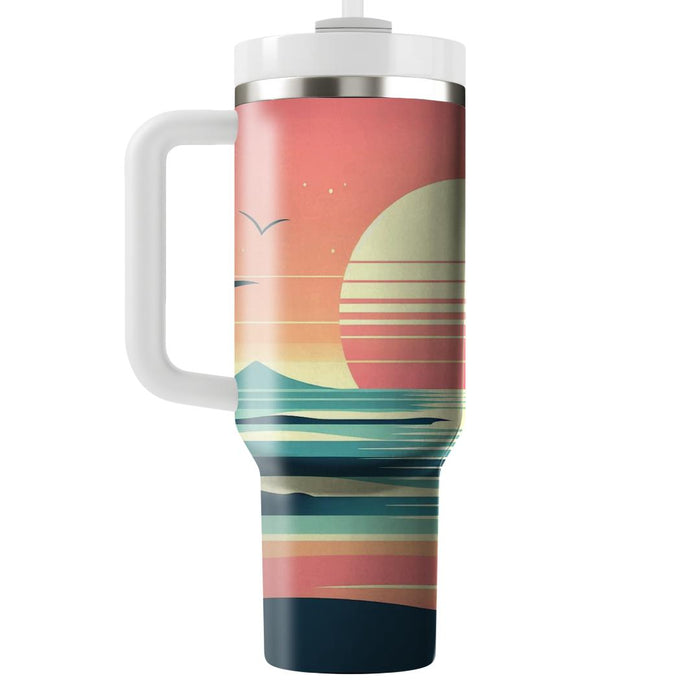 Sunset Surfer  Insulated Tumblers