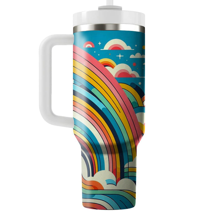 Vivid Rainbow Dreams  Tumblers With Lids