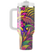 Bright Floral Fusion  Tumbler Cups