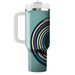 Geometric Concentric Circles  Tumblers With Lids