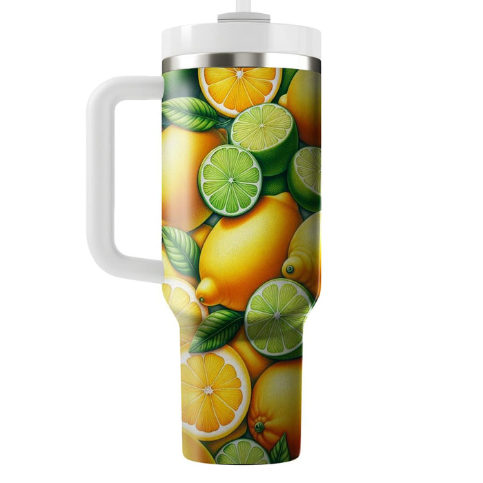 Sunny Citrus Delight  Tumbler Cups