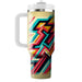 Bold Zigzag Zest  Tumbler Cups