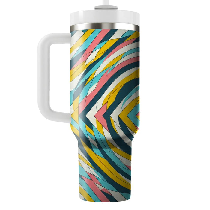 Whimsical Diamond Dance  Travel Tumblers