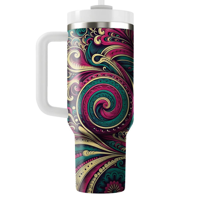 Paisley Groove  Unique Tumblers