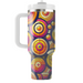 Rhythmic Circle Pattern  Insulated Tumblers