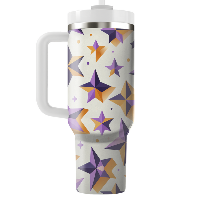 Modern Geometric Stars Decorative Tumblers