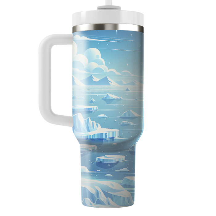 Winter Arctic Serenity  Personalized Tumblers