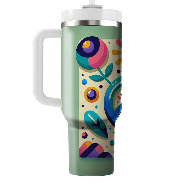 Retro Peace Signs  Custom Tumblers