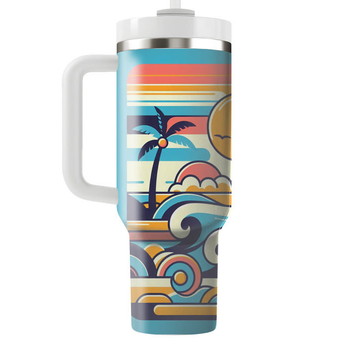 Retro Surf  Custom Tumblers