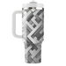 Interlocking Square Motifs  Insulated Tumblers