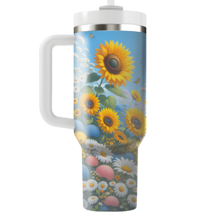 Sunny Blossom Fields  Custom Tumblers