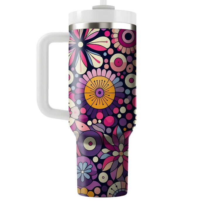 Whimsical Petals And Dots  Decorative Tumblers