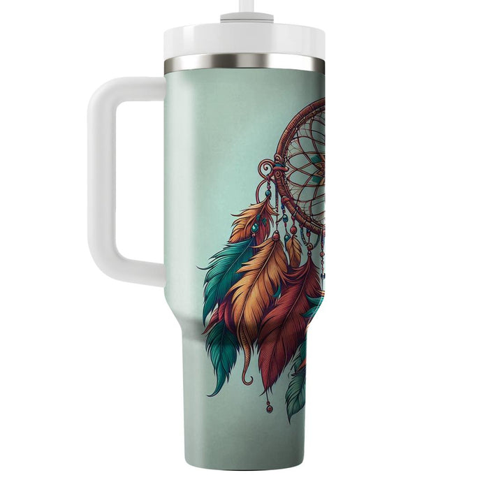 Vintage Bohemian Dreamcatcher  Tumbler Cups