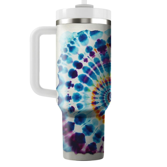 Vibrant Tie-dye  Travel Tumblers