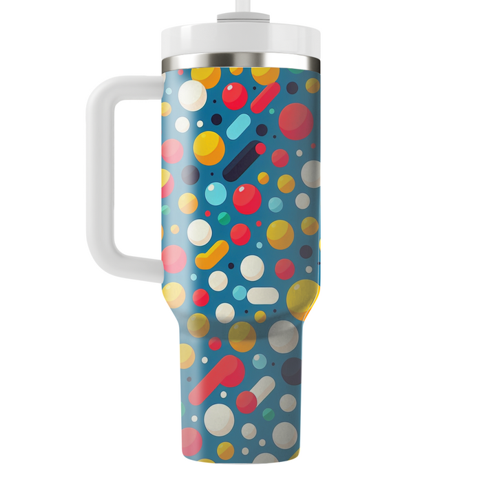 Vibrant Confetti Dots  Decorative Tumblers