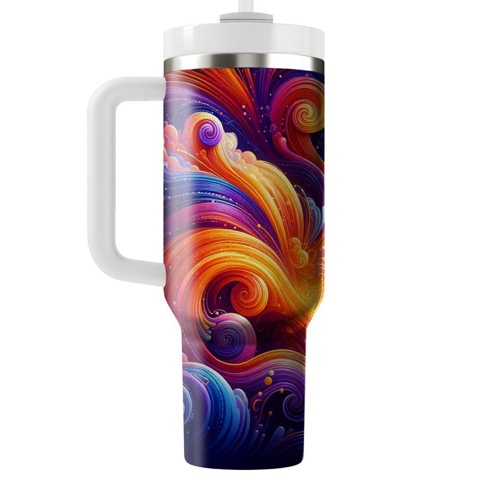  Swirls  Travel Tumblers