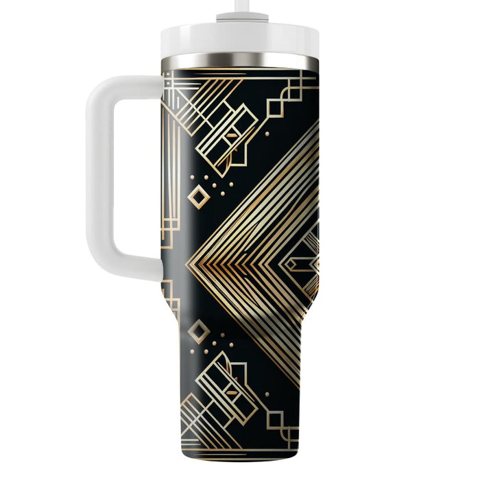 Art Deco Diamond  Personalized Tumblers