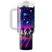 Vibrant 80s Electric Dance  Custom Tumblers