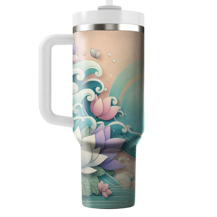 Serene Tranquility - Meditation Day  Custom Tumblers