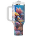 Vivid Coral Seahorse  Decorative Tumblers