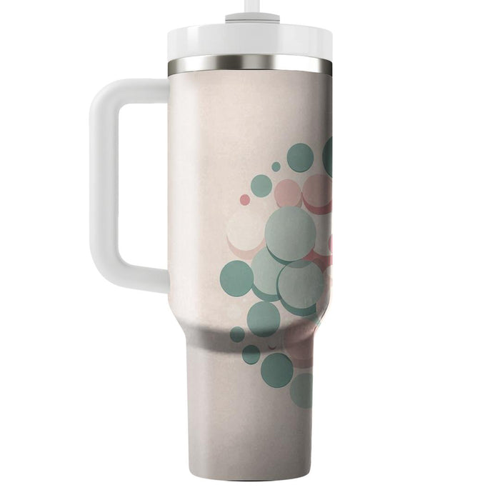 Floral Circle Embrace  Tumbler Cups