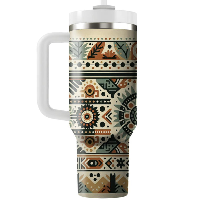 Bohemian Ethnic Patterns  Tumbler Cups