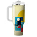 Bold Color Block Patterns  Personalized Tumblers