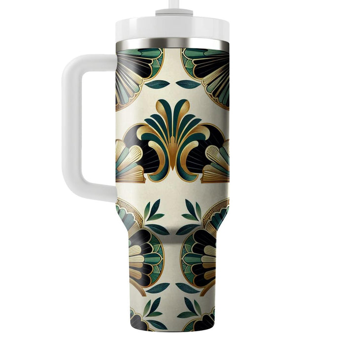 Bold Art Deco Fan  Custom Tumblers