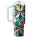 Geometric Petal Burst  Custom Tumblers