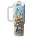 Whimsical Flower Adventure  Insulated Tumblers