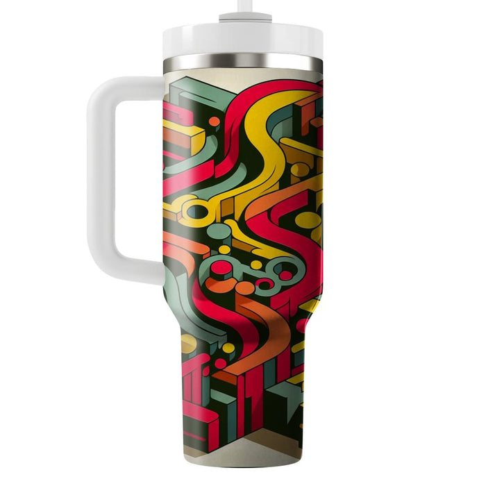 Urban Graffiti Art  Decorative Tumblers