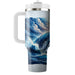 Artistic Whale Breach  Tumbler Cups