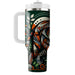 Geometric Tiger Spirit  Travel Tumblers