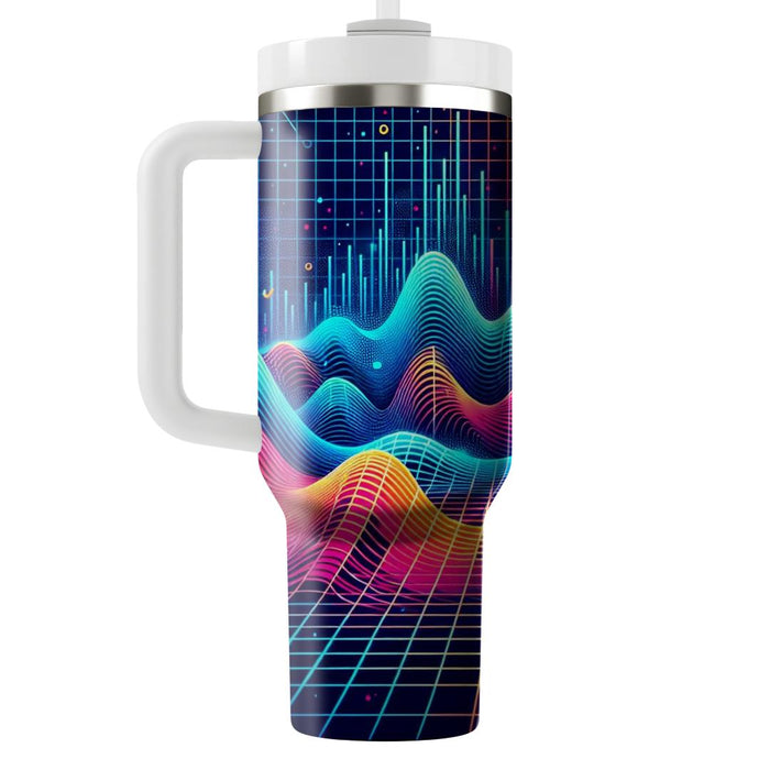 Futuristic Retro Wave  Custom Tumblers