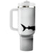 Sleek Shark Silhouette  Tumbler Cups