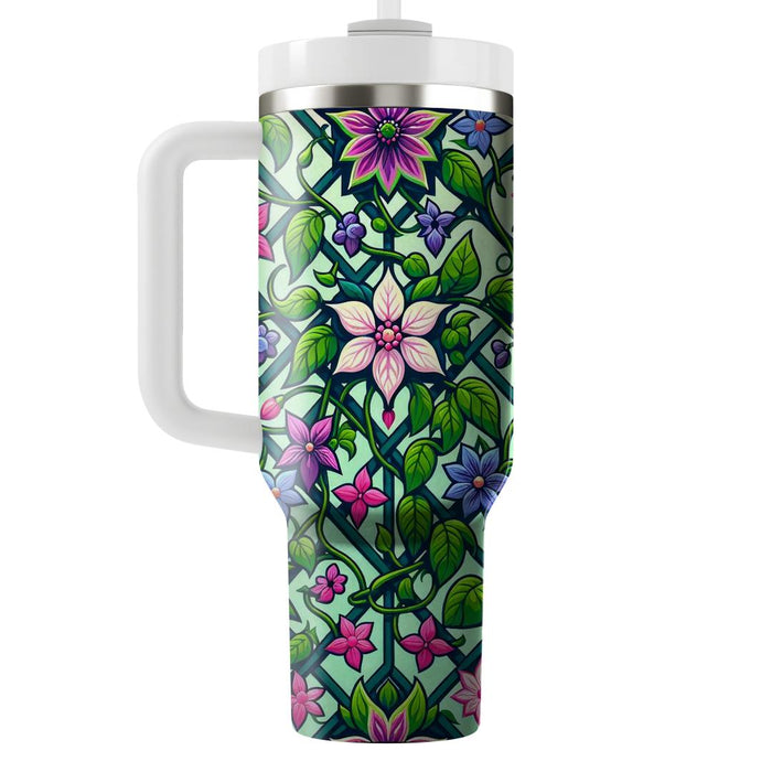 Lush Garden Trellis  Custom Tumblers